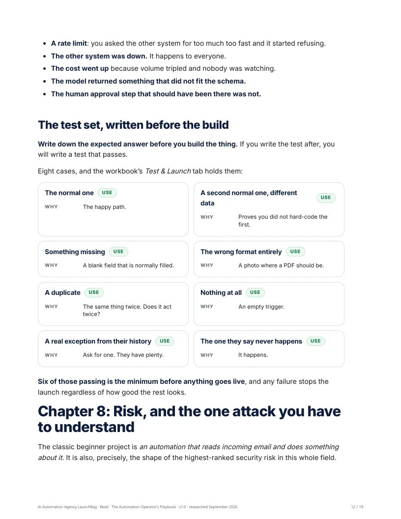 Playbook chapter 8: the one attack you have to understand before you automate an inbox