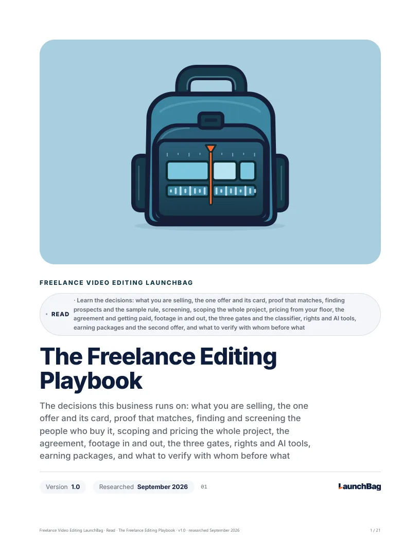 The Freelance Editing Playbook: preview