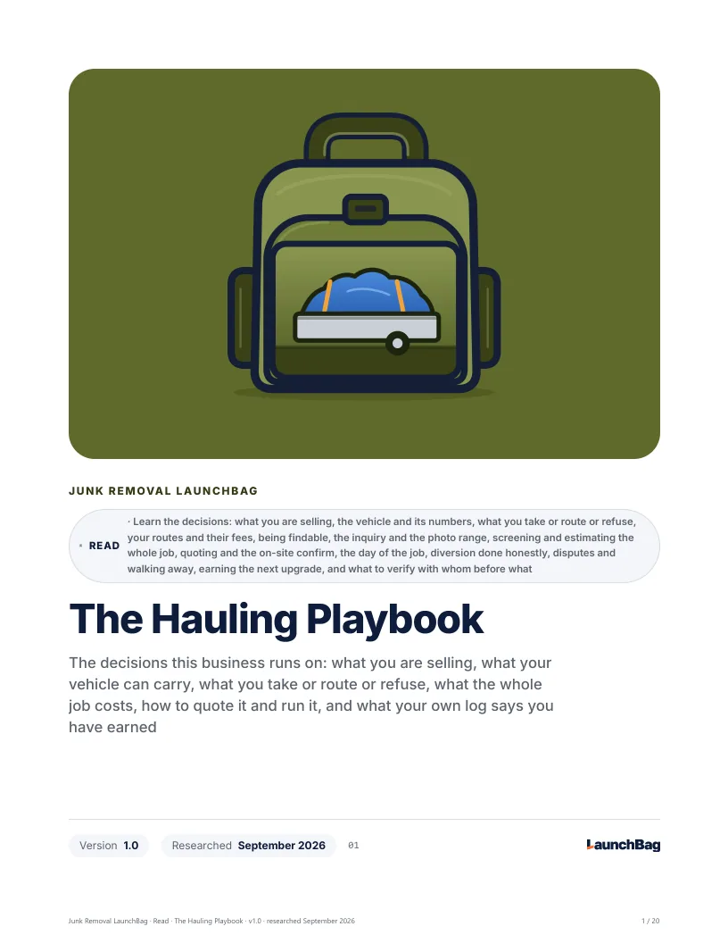 The Hauling Playbook: preview