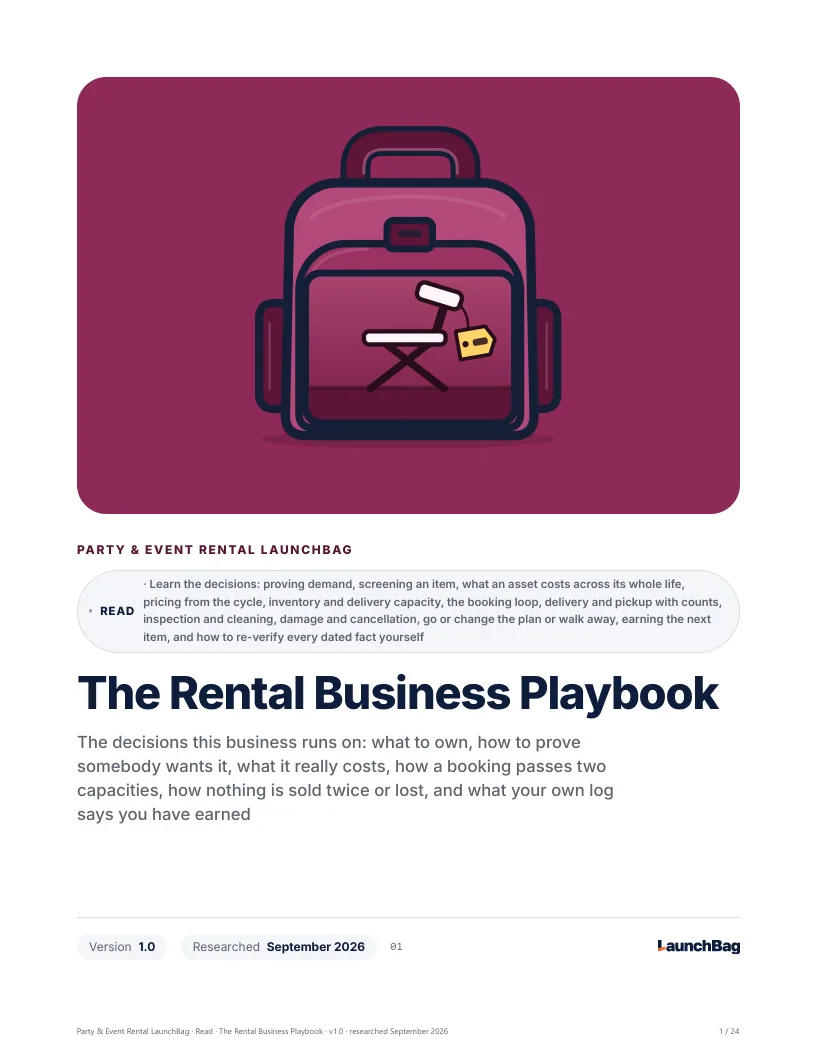The Rental Business Playbook: preview