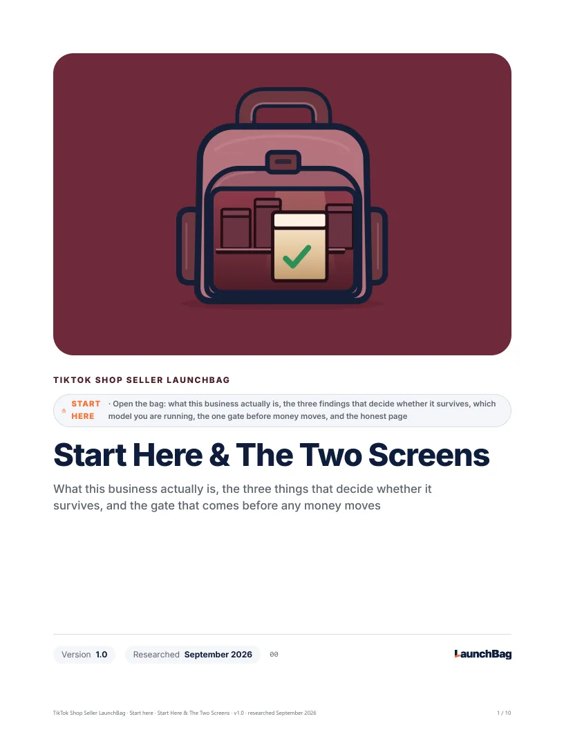 Start Here & The Two Screens: preview