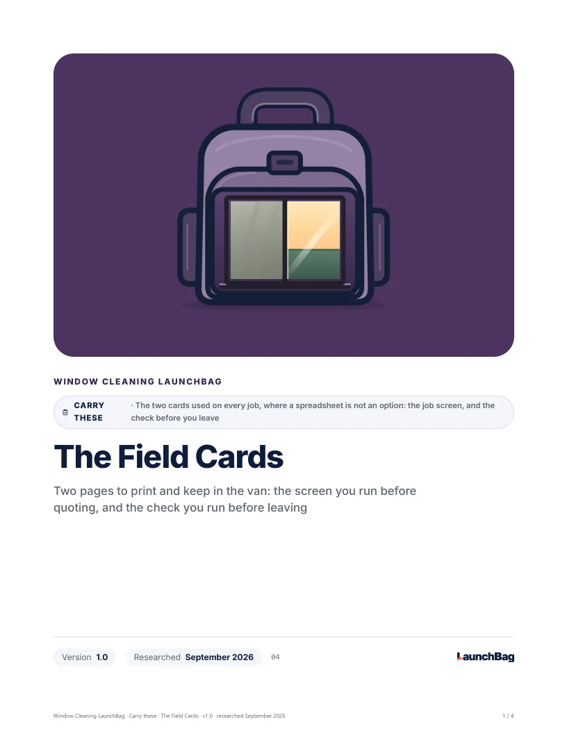 The Field Cards: preview