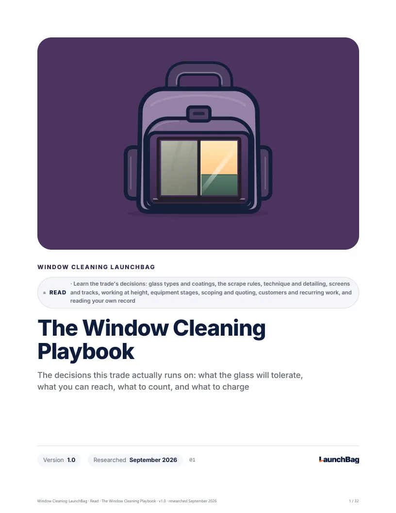 The Window Cleaning Playbook: preview