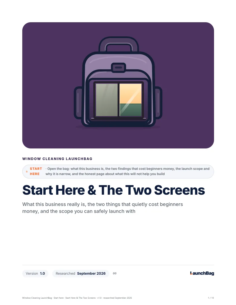 Start Here & The Two Screens: preview